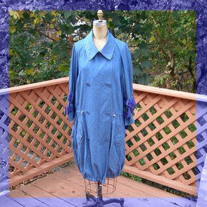 Size M/L ACNE Studios Double breasted Denim Trench coat